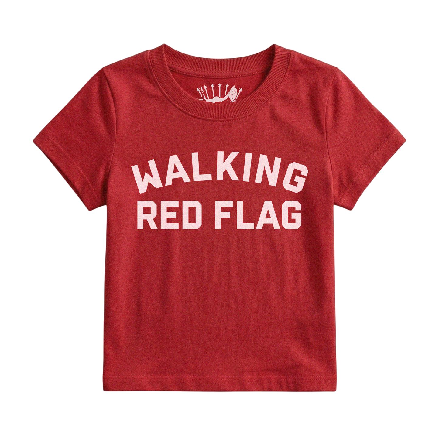WALKING RED FLAG BABY TEE